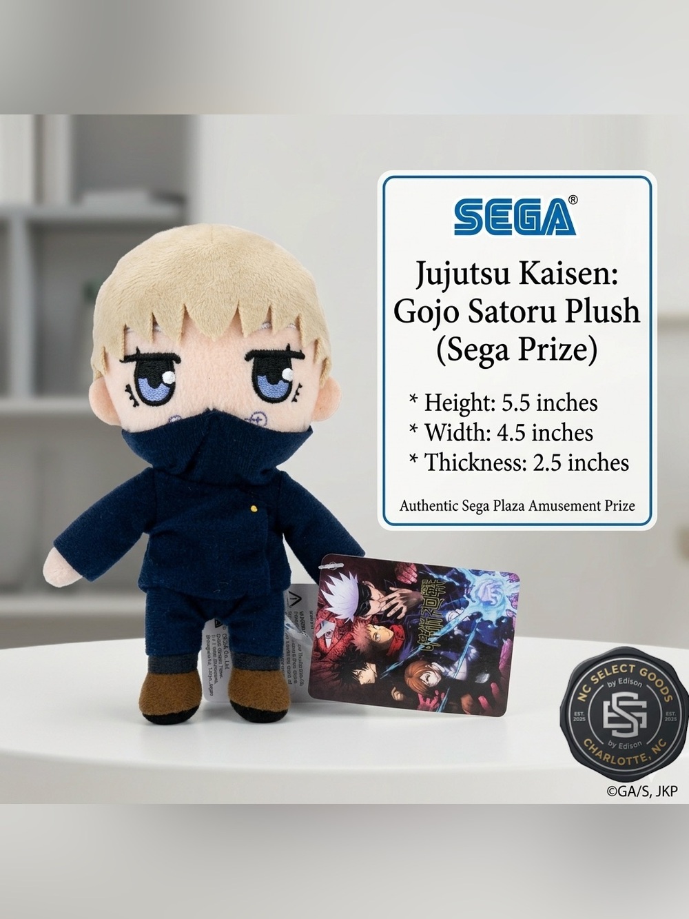 SEGA Jujutsu Kaisen Toge Inumaki Plush Vol 2 Authentic Japan Anime Prize NWT